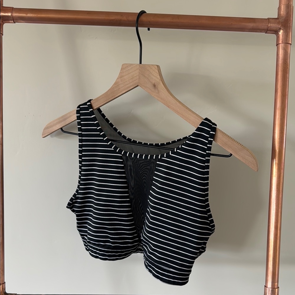 Victoria Secret Black and White Striped Women's Bralette
